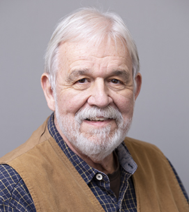 portrait of English professor Buck Tilton