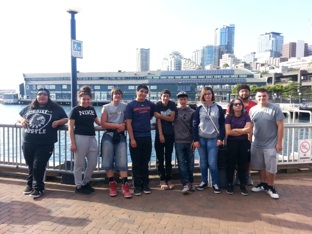 9-12th graders enjoy a trip to Seattle as part of the Upward Bound program