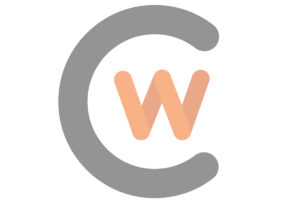 Faded cw logo
