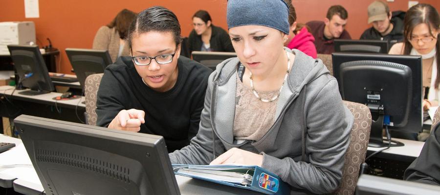 students in class