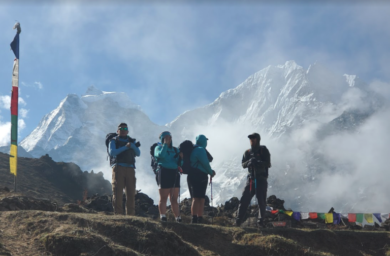 CWC Students on the summit of Mount Everest