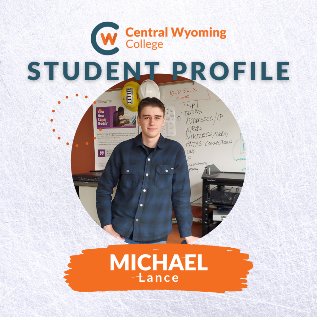Student Profile Graphic of Michael Lance