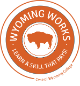 Wyoming Works Badge