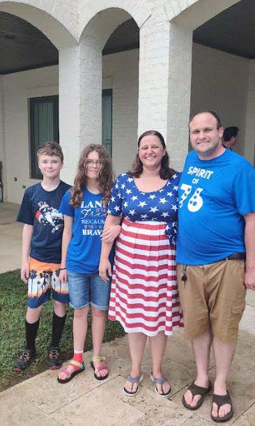 Caleb Hiatt and family