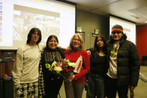 CWC Jackson ESL student with her family