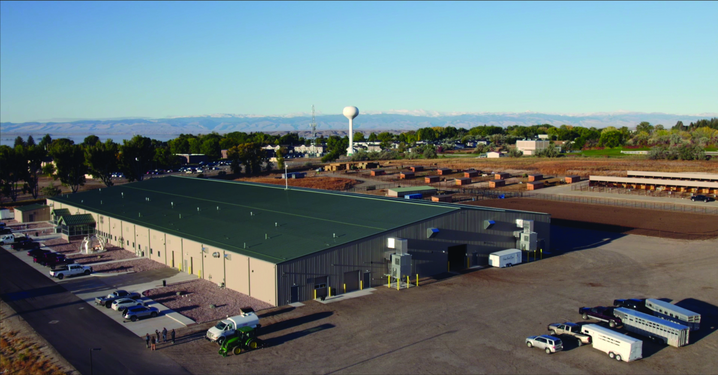 Rustler Ag and Equine Complex at Central Wyoming College supporting agriculture and equine training in Wyoming