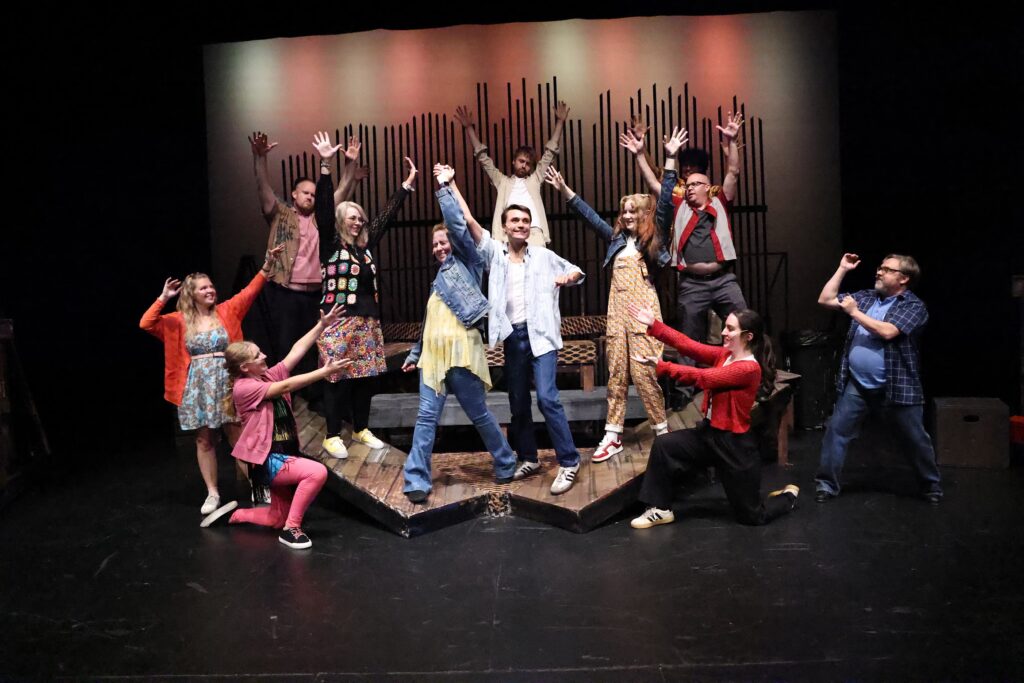 Group image of performers at Central Wyoming College Theatre presents Godspell, performing October 22–25, 2026, at the Robert A. Peck Arts Center in Riverton, Wyoming.